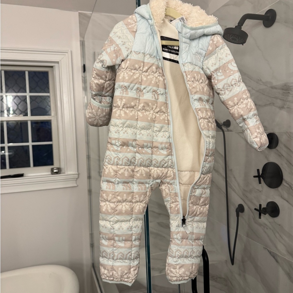 North Face Thermoball One-piece snowsuit 12-18 months
